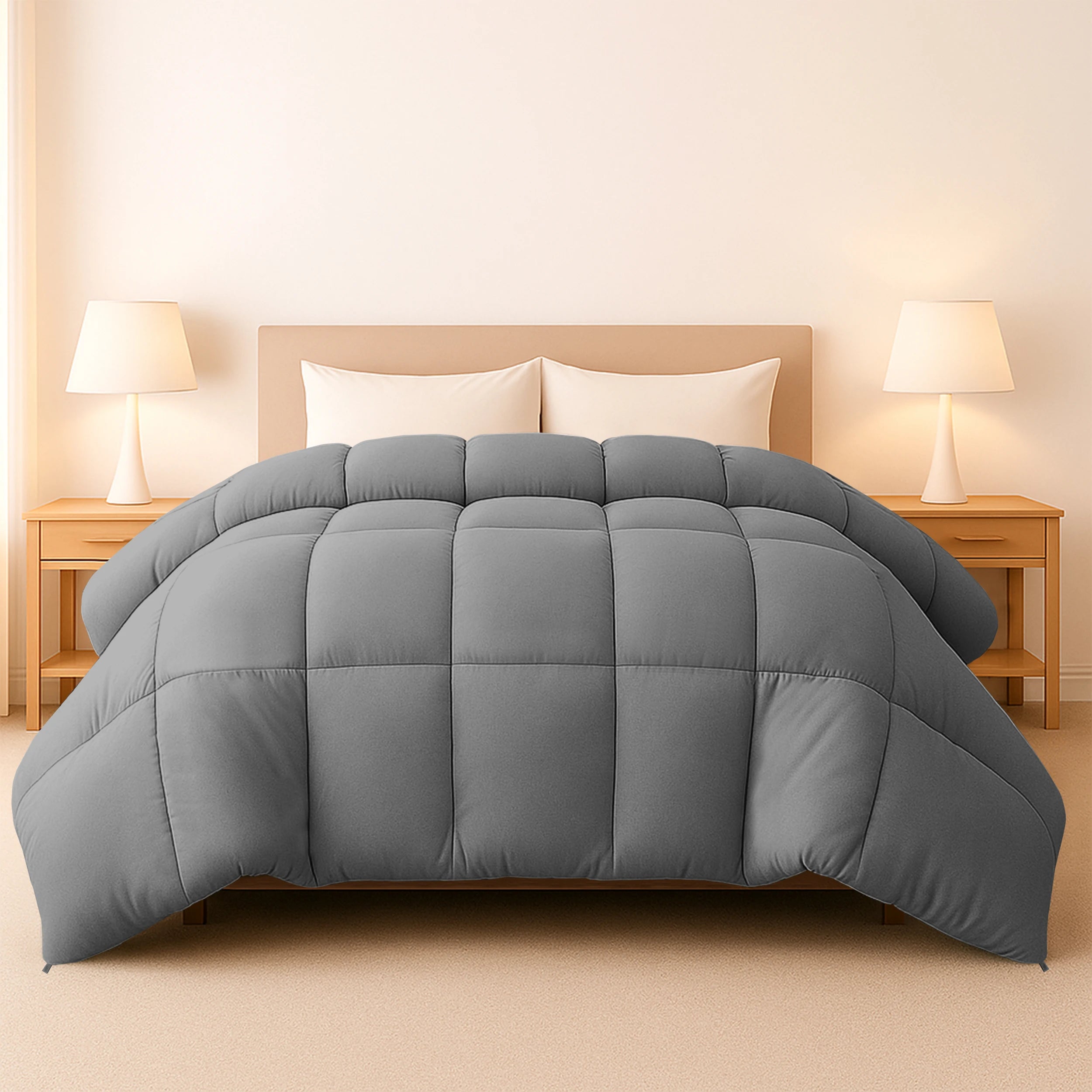 Down Alternative Comforter — All-Season, Fluffy Fill