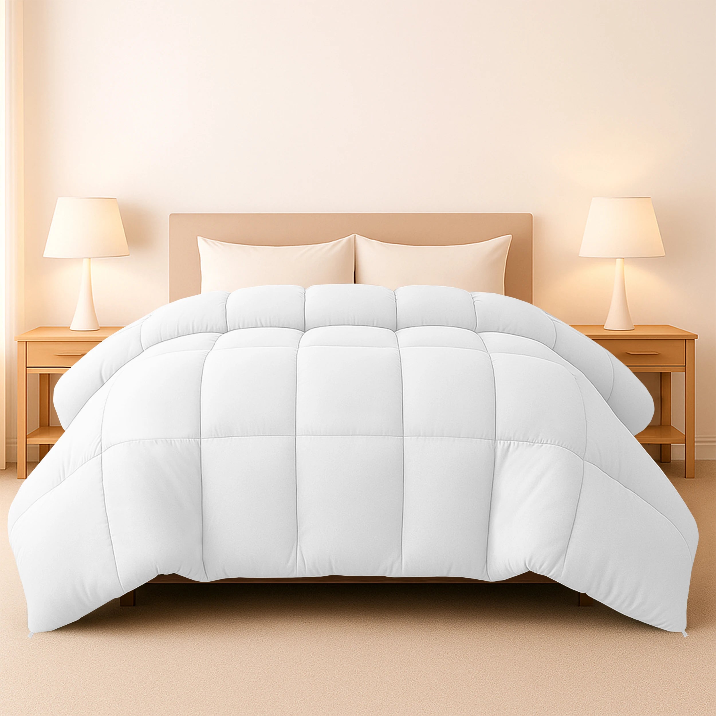 Down Alternative Comforter — All-Season, Fluffy Fill