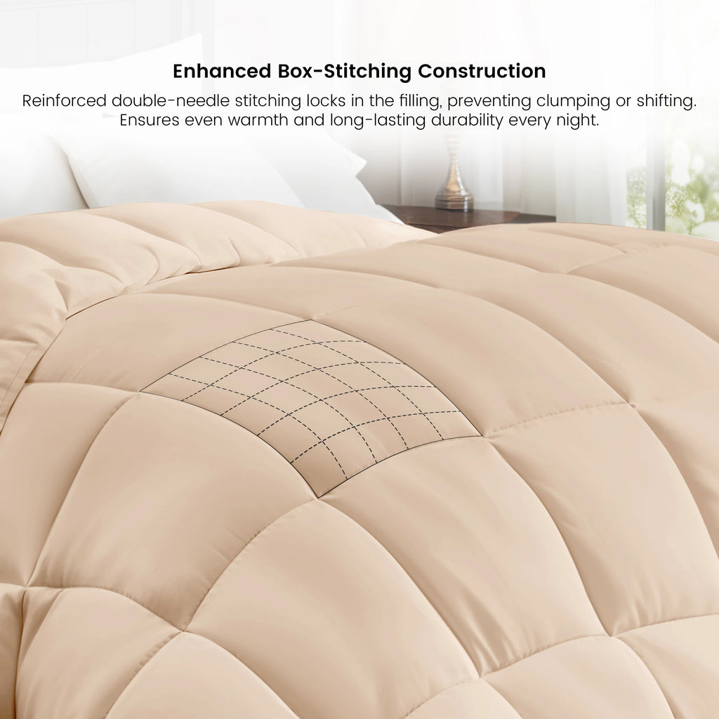 Down Alternative Comforter — All-Season, Fluffy Fill