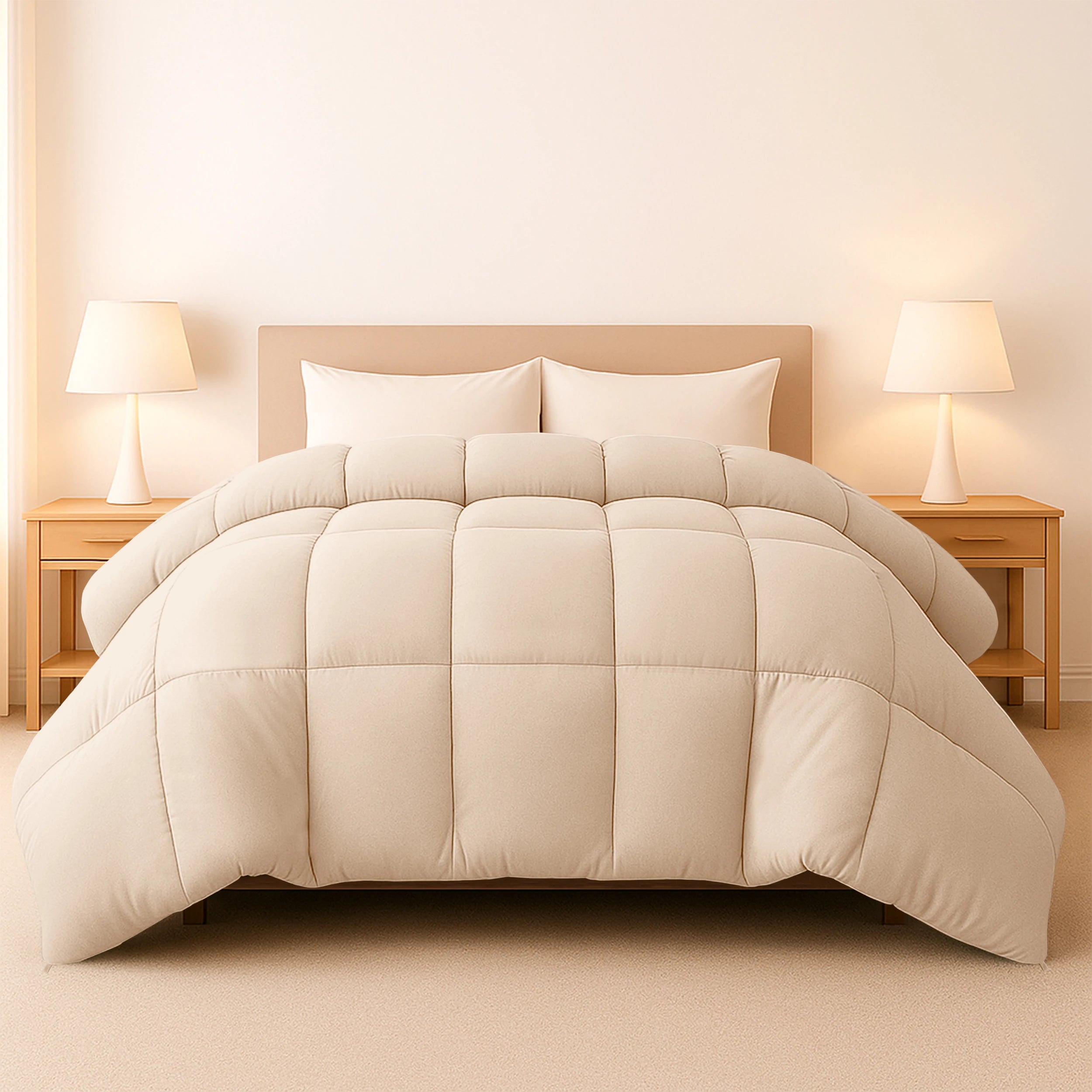 Down Alternative Comforter — All-Season, Fluffy Fill