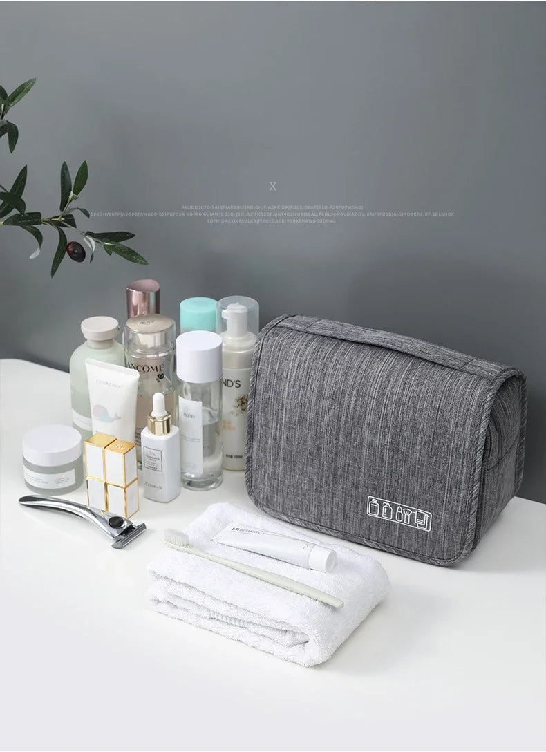 Hanging Toiletry Bag — Large, Water-Resistant