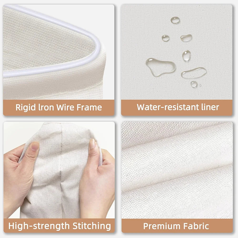 Collapsible Laundry Hamper — Foldable with Handles