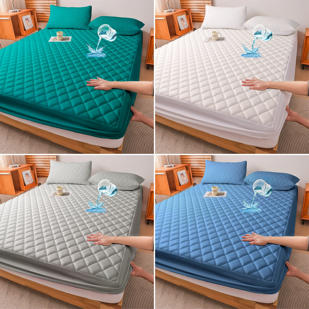 Waterproof Mattress Protector — Deep Pocket, Quilted