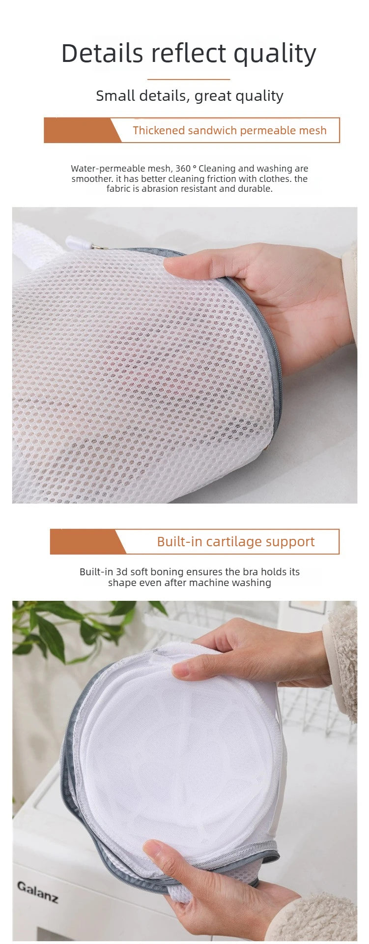 Lingerie & Delicates Laundry Mesh Bags