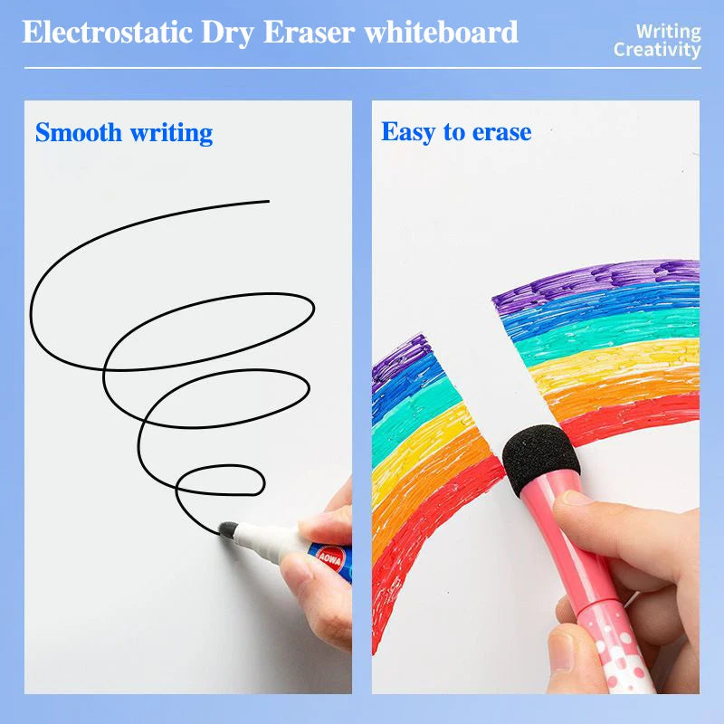 Cling Whiteboard Roll — No Nails, No Damage
