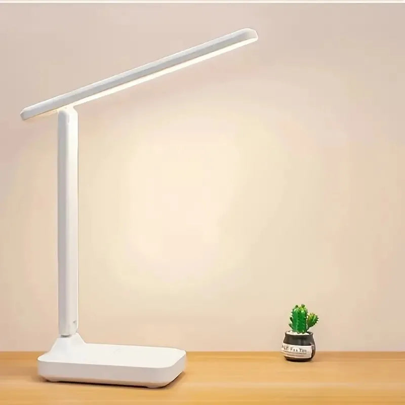 Folding LED Desk Lamp — USB Touch Dimmer