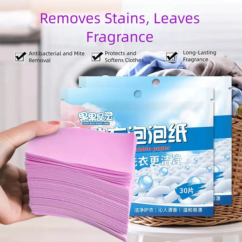Laundry Detergent Sheets — No-Mess, Travel-Friendly
