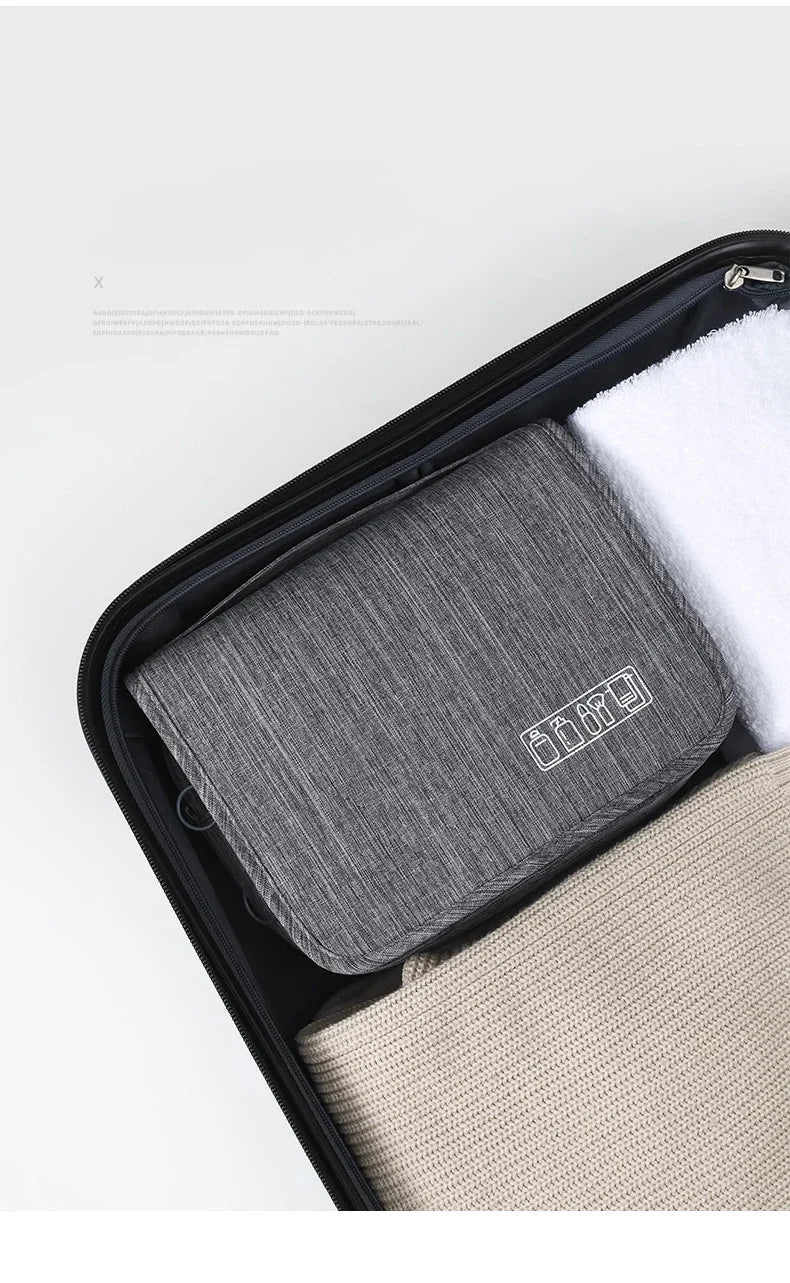 Hanging Toiletry Bag — Large, Water-Resistant
