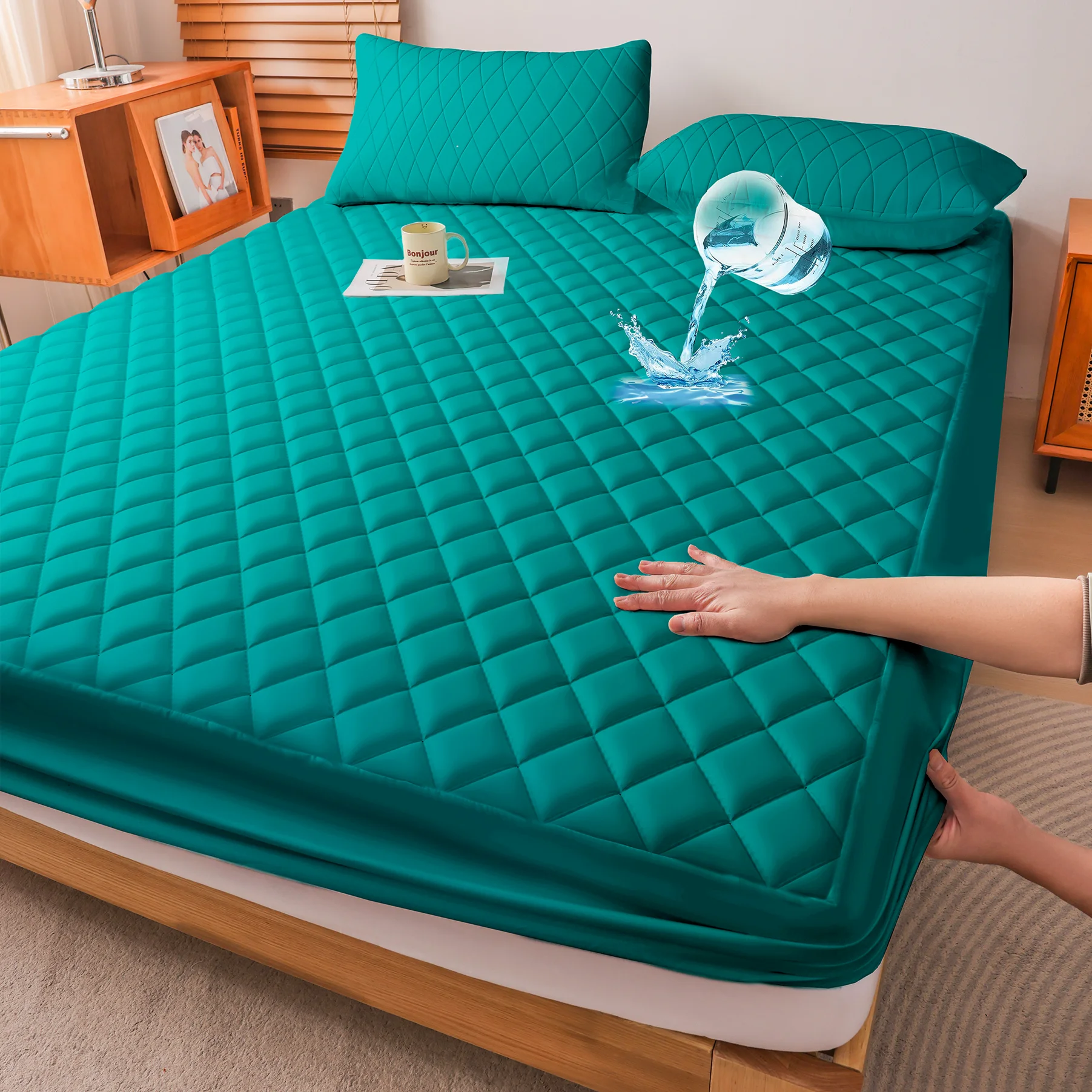 Waterproof Mattress Protector — Deep Pocket, Quilted