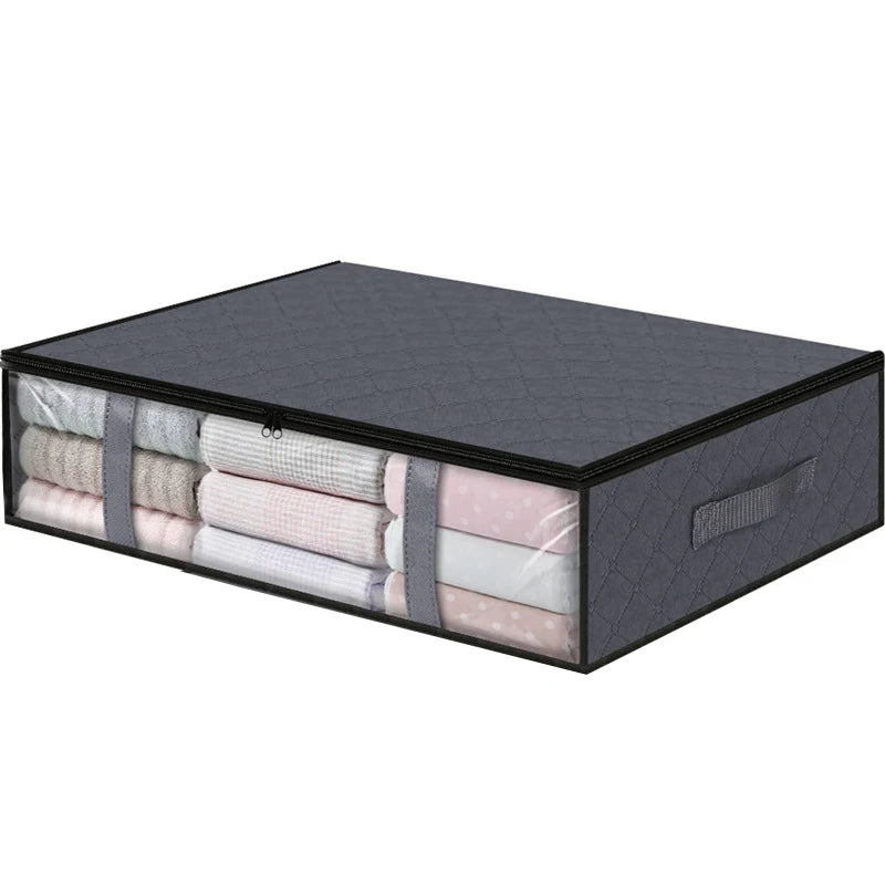 Under-Bed Storage Bags — Clear Window, Foldable