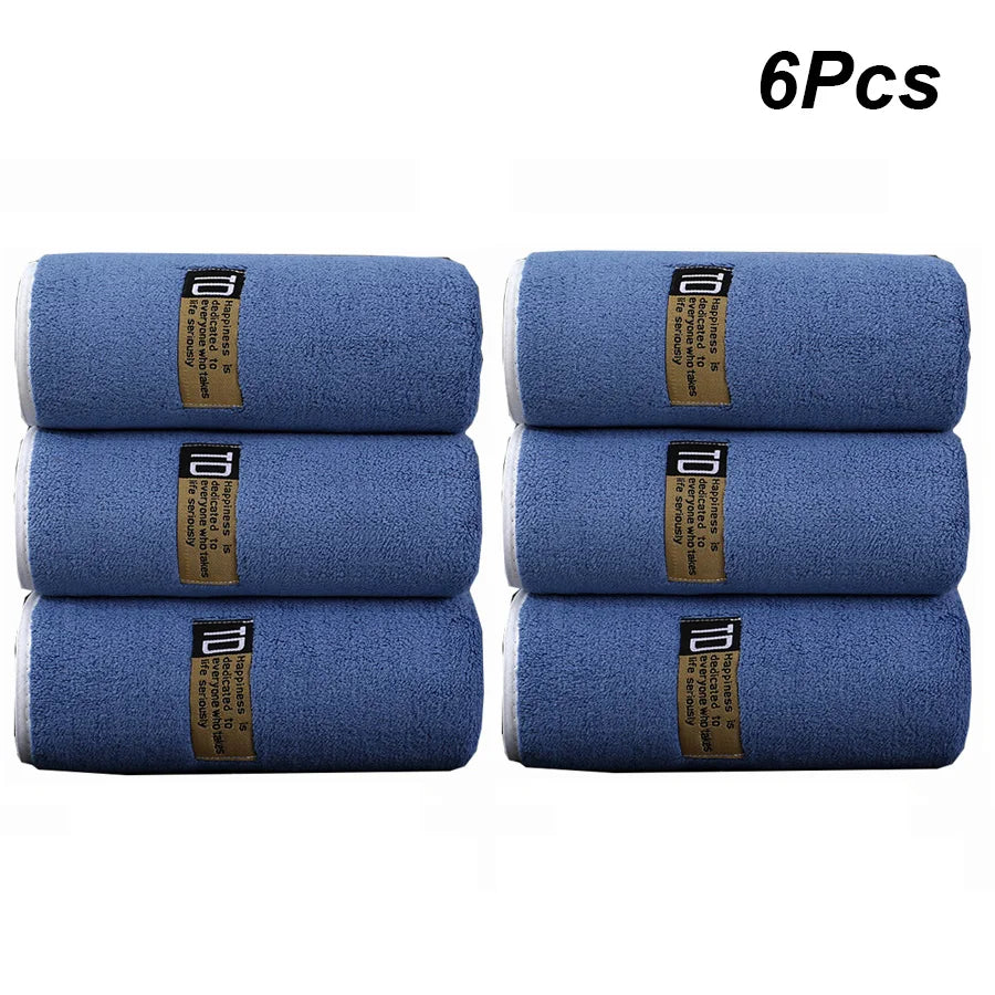 Quick-Dry Microfiber Towel Set — 6 Pack