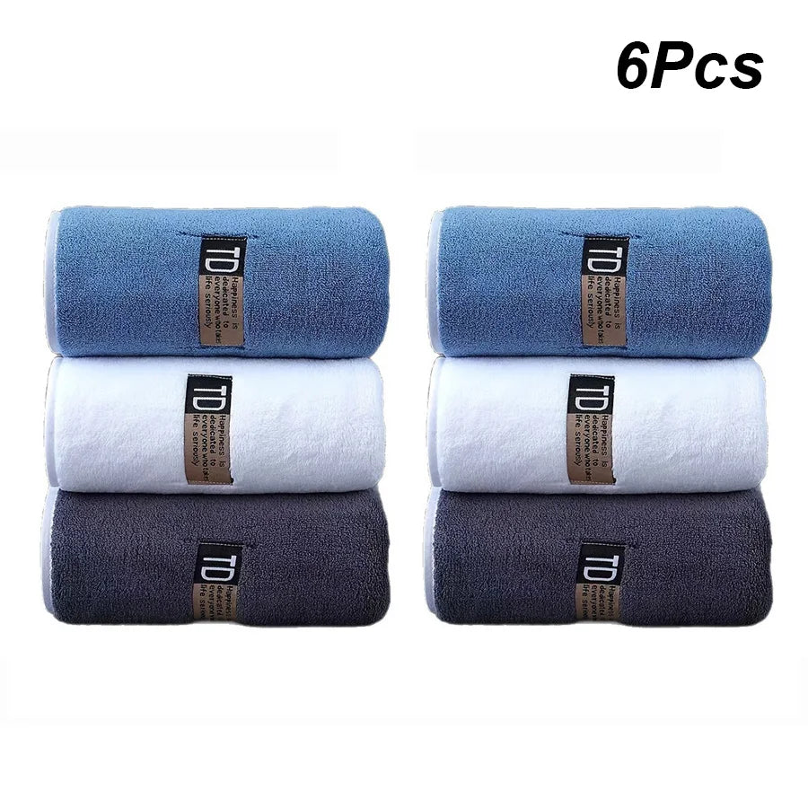Quick-Dry Microfiber Towel Set — 6 Pack