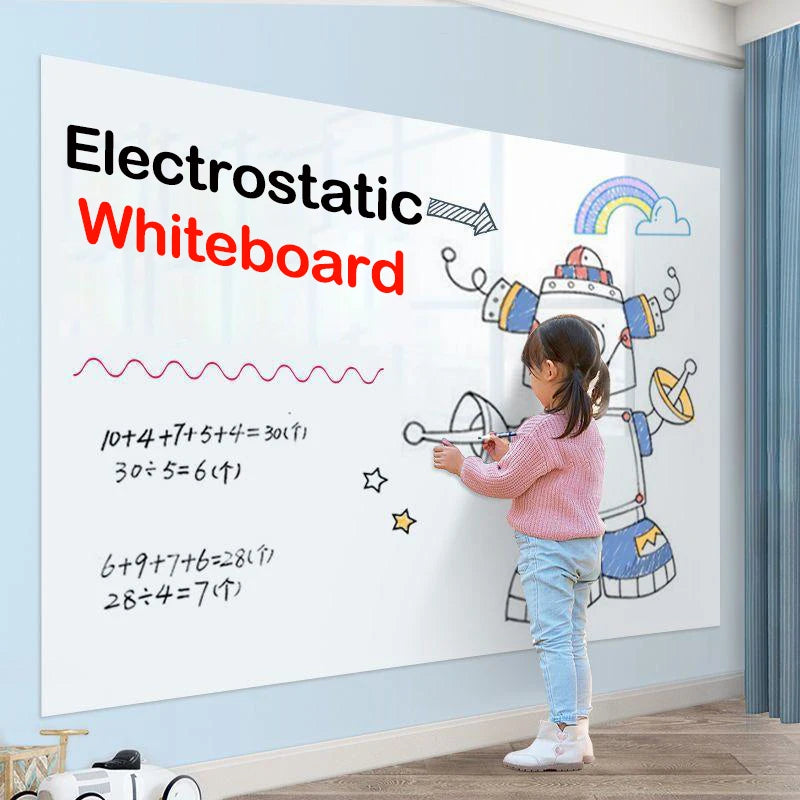 Cling Whiteboard Roll — No Nails, No Damage