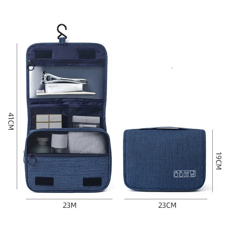 Hanging Toiletry Bag — Large, Water-Resistant