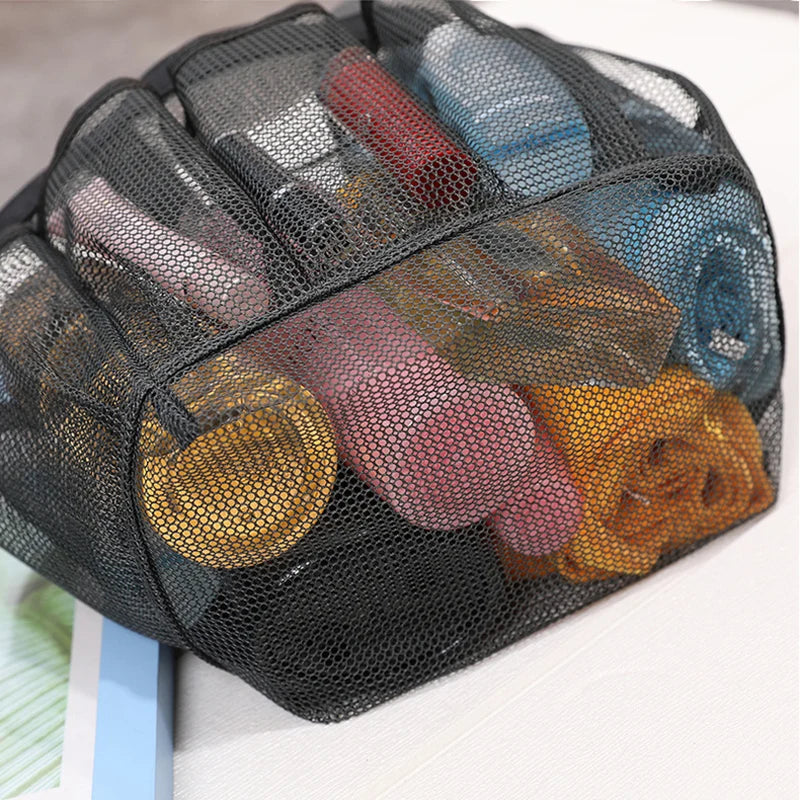 Mesh Shower Caddy Tote — Portable, Quick-Dry