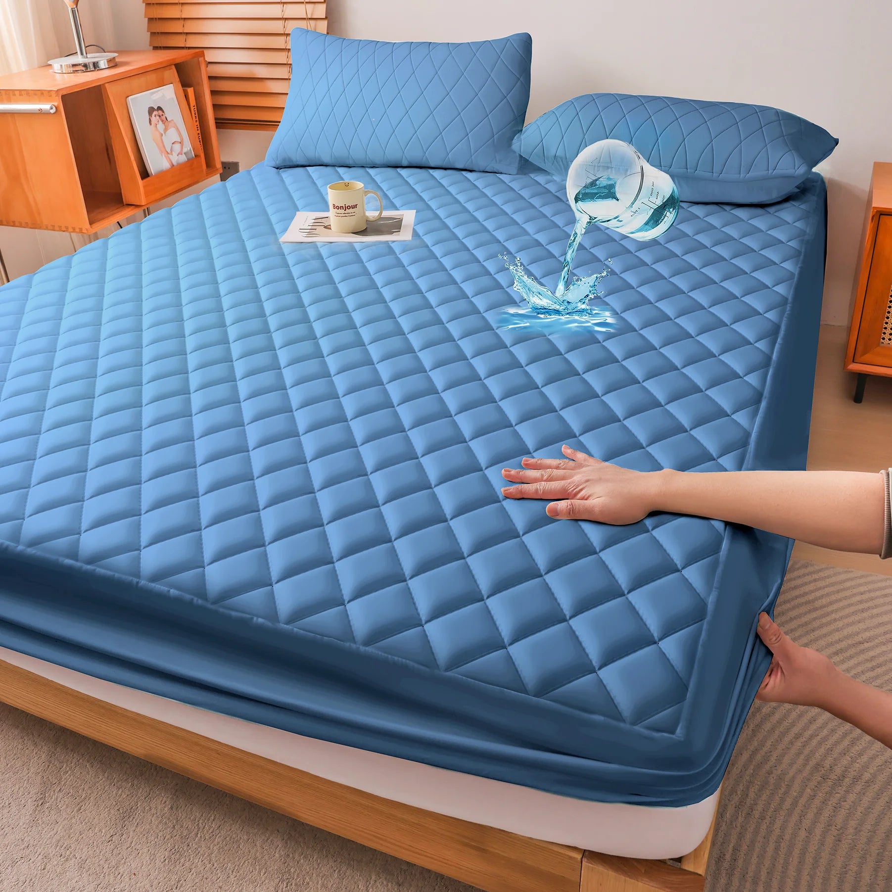 Waterproof Mattress Protector — Deep Pocket, Quilted