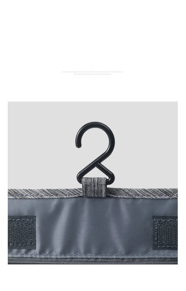Hanging Toiletry Bag — Large, Water-Resistant