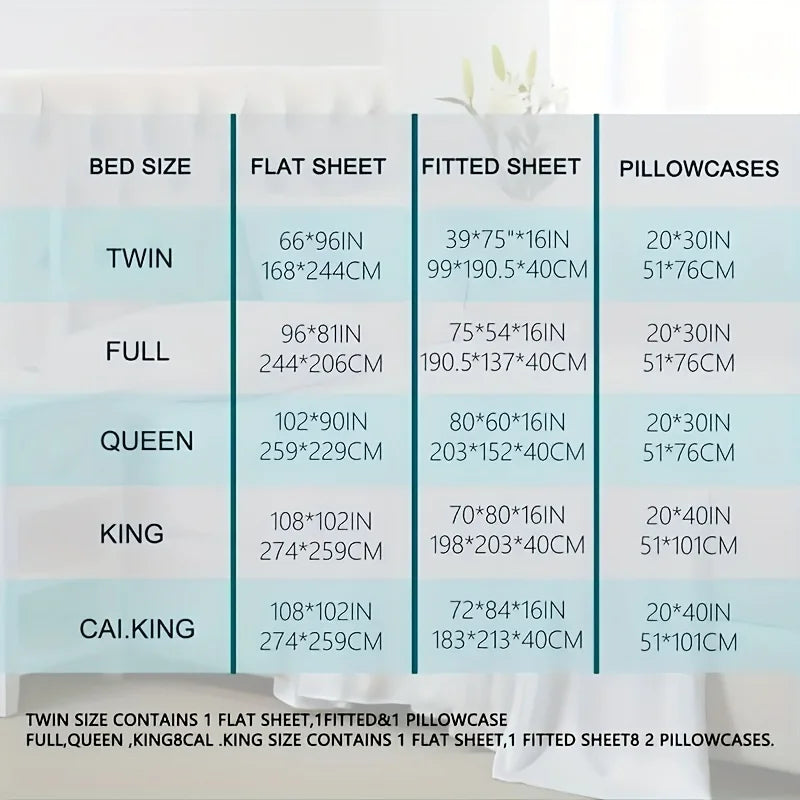 Breathable Cooling Sheet Set — Hotel-Soft, Deep Pocket
