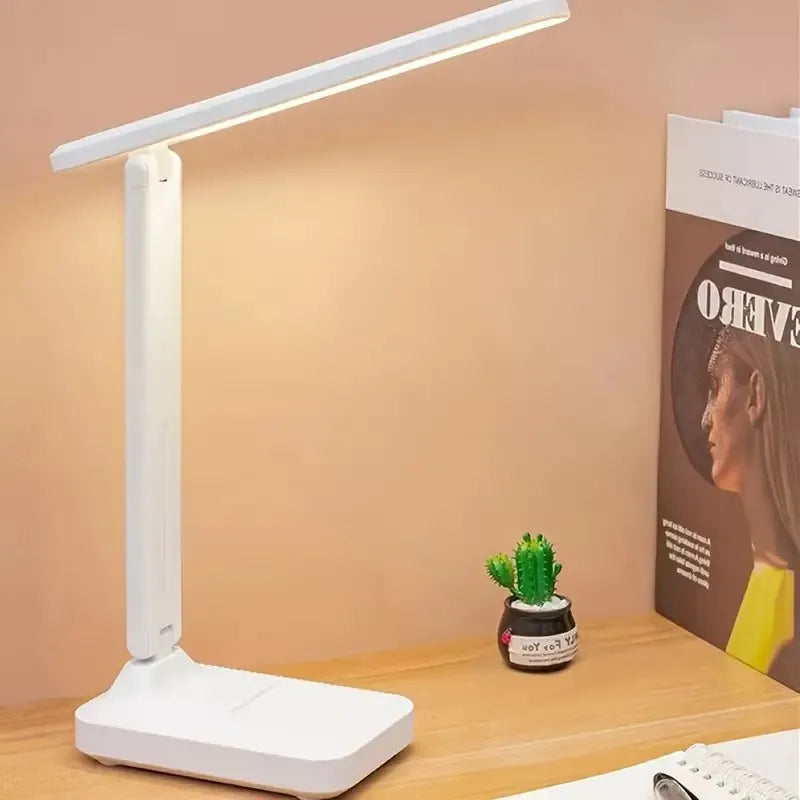 Folding LED Desk Lamp — USB Touch Dimmer
