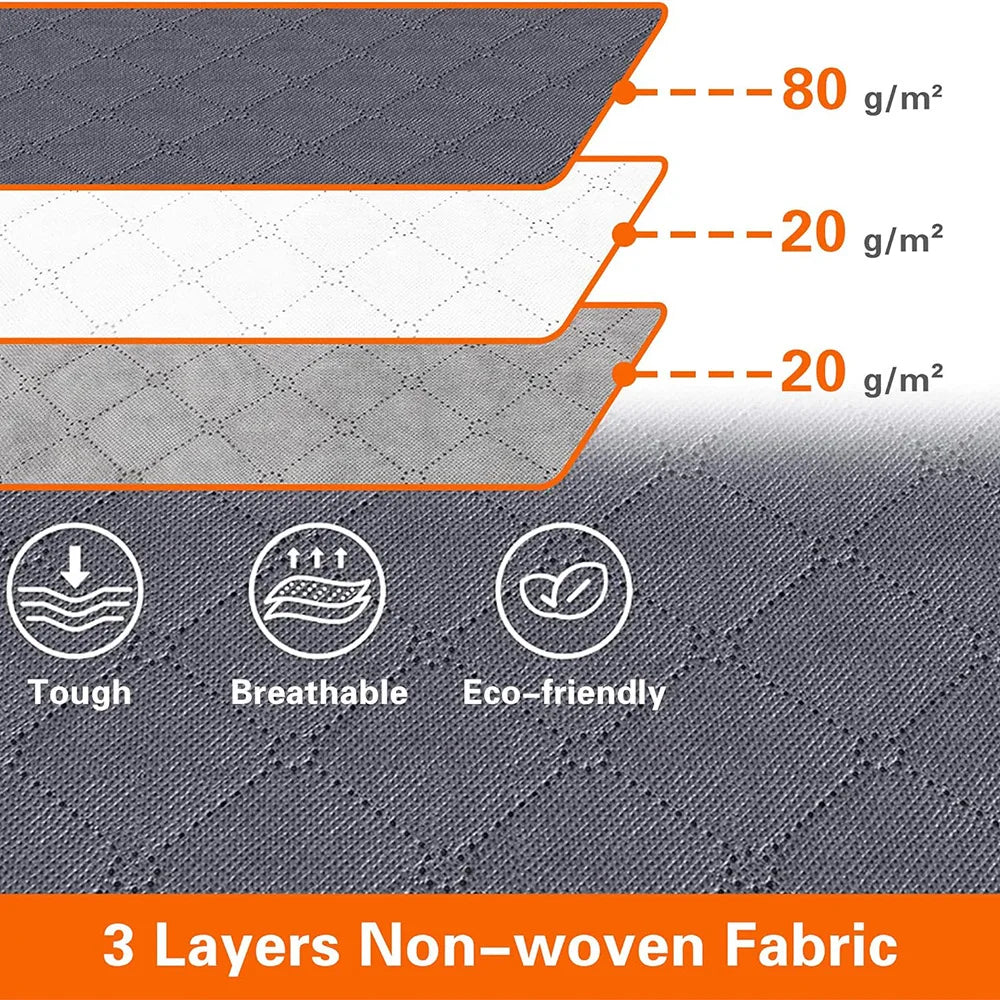 Under-Bed Storage Bags — Clear Window, Foldable