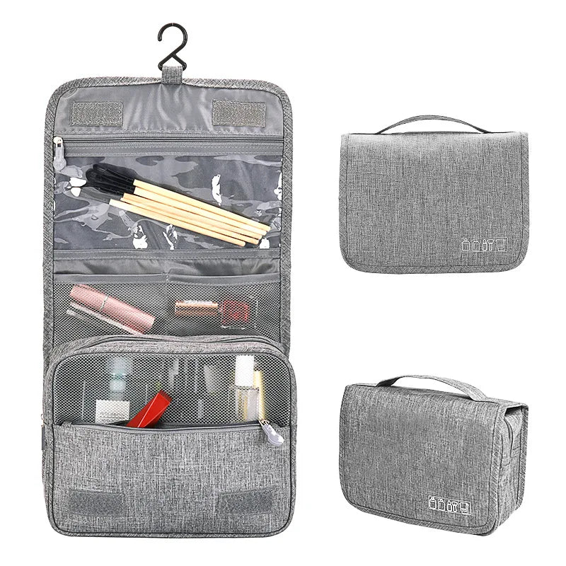 Hanging Toiletry Bag — Large, Water-Resistant