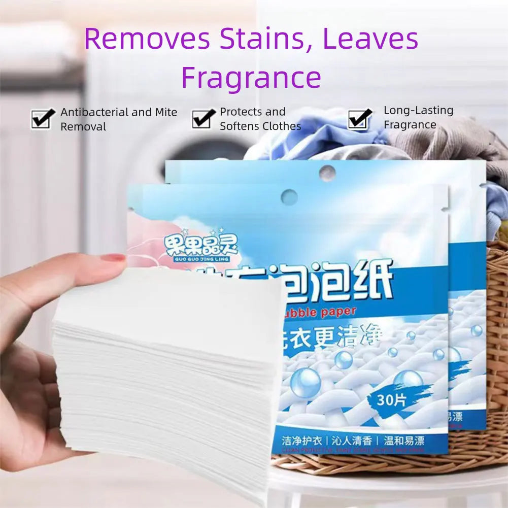 Laundry Detergent Sheets — No-Mess, Travel-Friendly