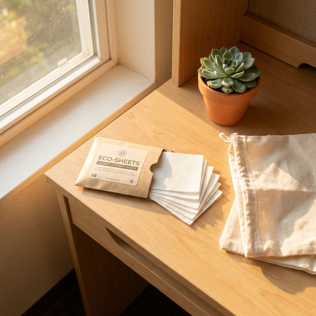 Laundry Detergent Sheets fan display