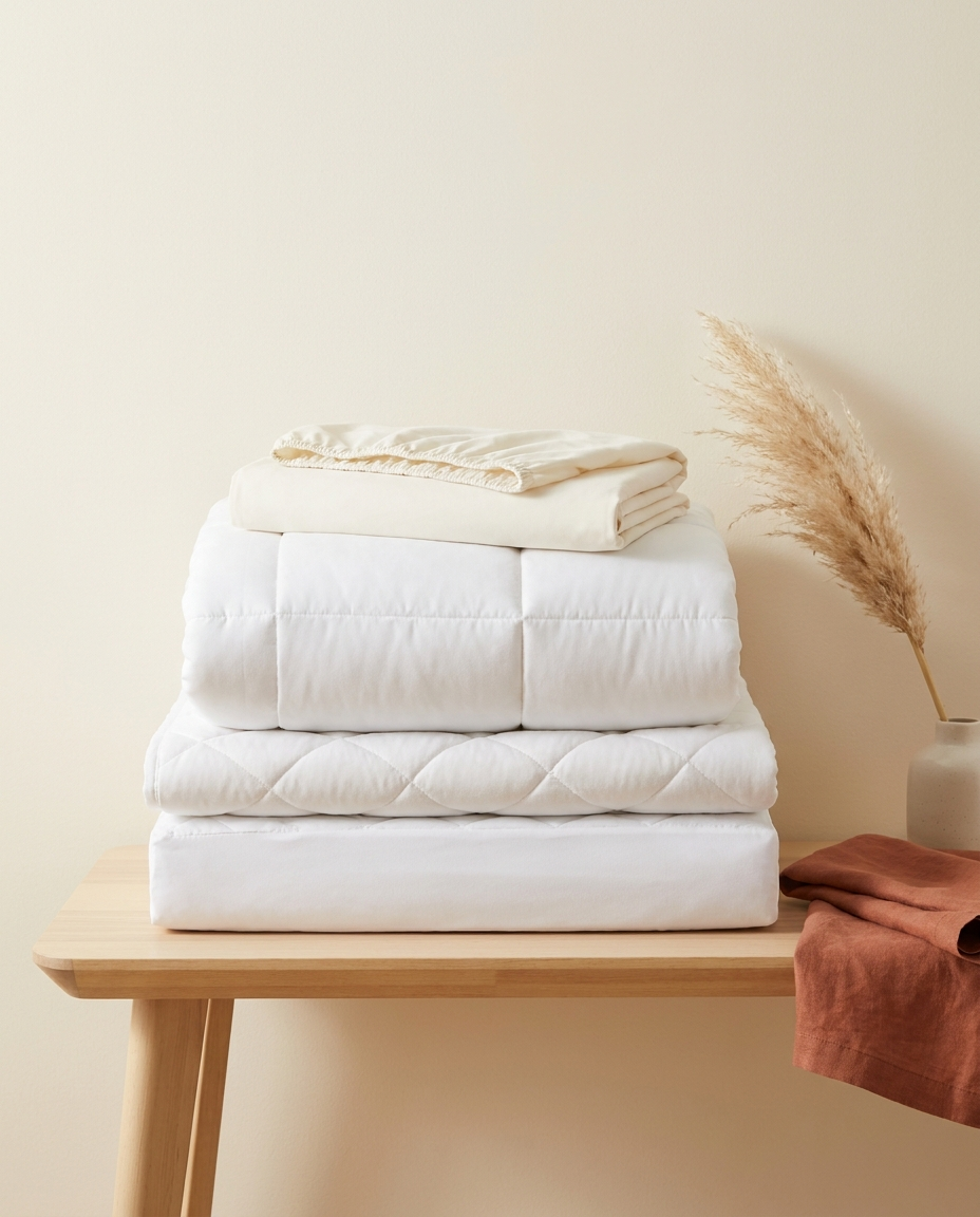 The Sleep Starter Bundle — layered Twin XL bedding stack